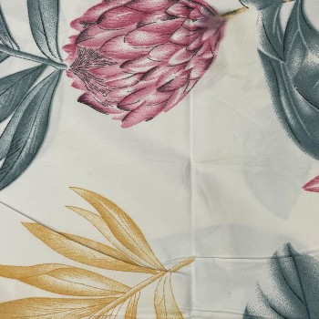 Sale Active King Size Glace Cotton Bedsheet Set with 2 Pillow Covers - Floral Print Sale Active King Size Glace Cotton Bedsheet Set with 2 Pillow Covers - Floral Print